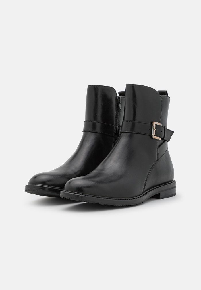 Bottines Anna Field Classiche Plates Zip UP Noir Femme | KIB-1685887